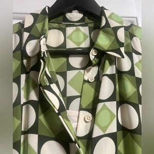 Maggy London print 3/4 Sleeve Midi Dress; NWT